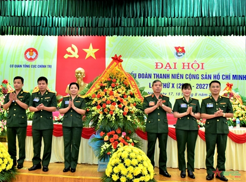 Đại hội đại biểu Đoàn TNCS Hồ Chí Minh Cơ quan Tổng cục Chính trị QĐND Việt Nam lần thứ X thành công tốt đẹp